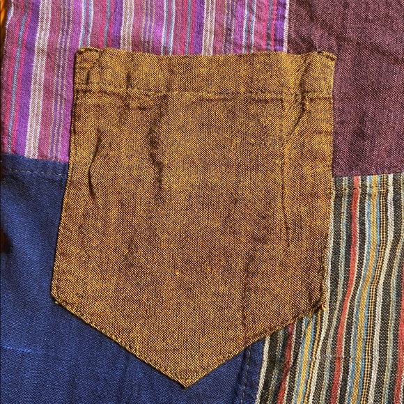 Boho Colorful Patchwork Overalls - Picture 8 of 9